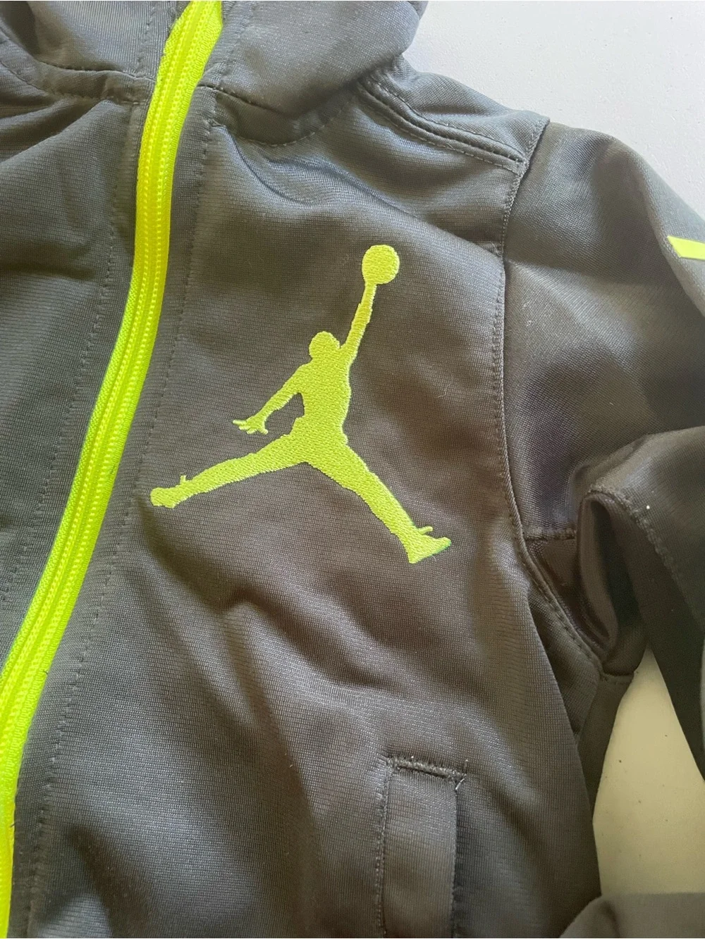 Air Jordan Size 3T Track Suit Gray Black